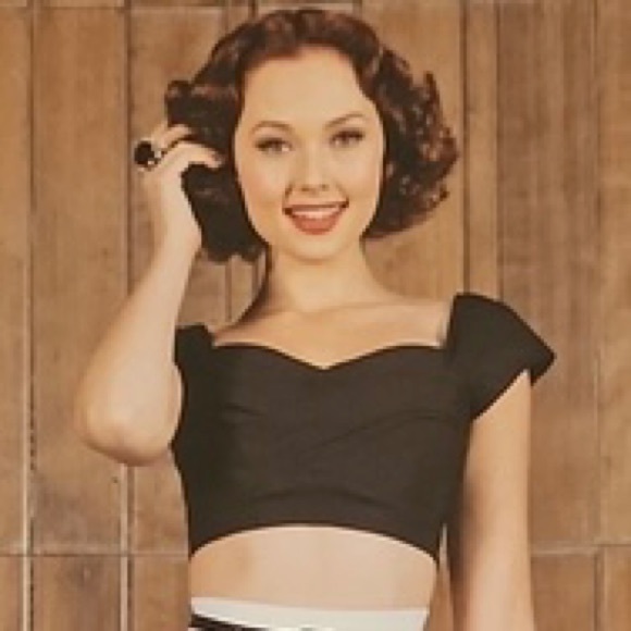 Stop Staring Tops - Stop Staring Alicia Estrada Retro Crop Top, “Paulette” size small